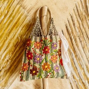 Floral embroidered Bag